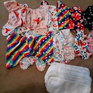 10 pocket diapers and 10 inserts